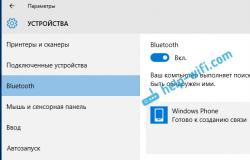 A bluetooth engedélyezése egy laptopon a Windows különböző verzióiban